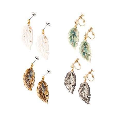 七窯社が令和7年度秋の新作やきものアクセサリーを発売。木の葉シリーズをメインビジュアルに起用