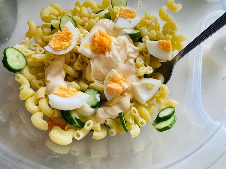 意表をつく隠し味！マカロニサラダ