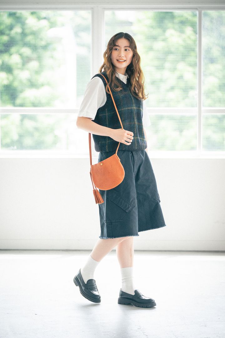 秋の“ハーフパンツ”コーデ5選。ボーイッシュな着こなしが素敵【FUDGE FRIEND おしゃれさんの毎日コーディネート】