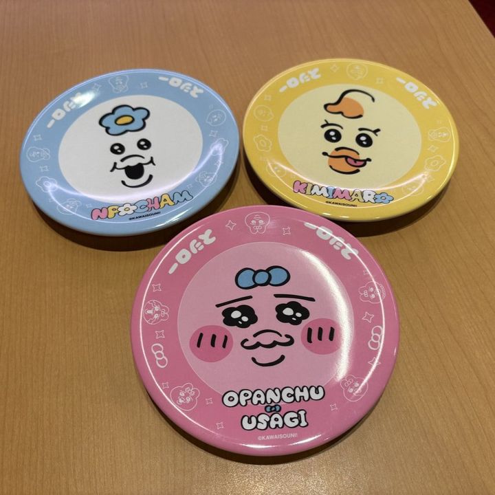 おぱんちゅうさぎ んぽちゃむ すし皿