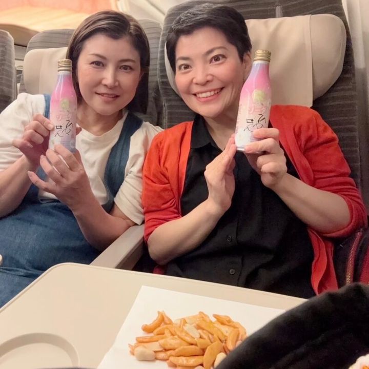 新幹線のお供には一ノ蔵の度数5%の日本酒ソーダ「ひめぜん」で乾杯！