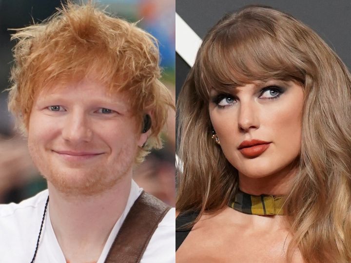 エド・シーラン、仲良しテイラー・スウィフトの婚約を知った経緯がちょっと切ない （C）AFLO width=