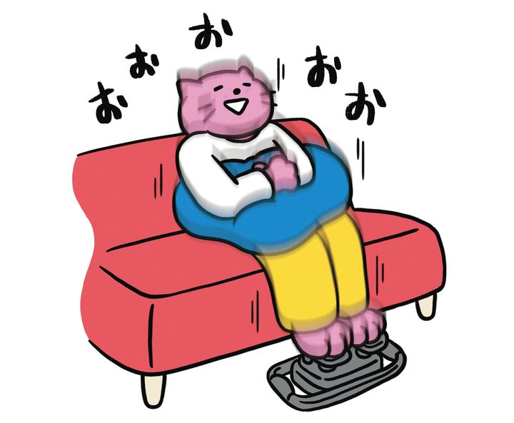 5分間のお手軽振動マッサージ