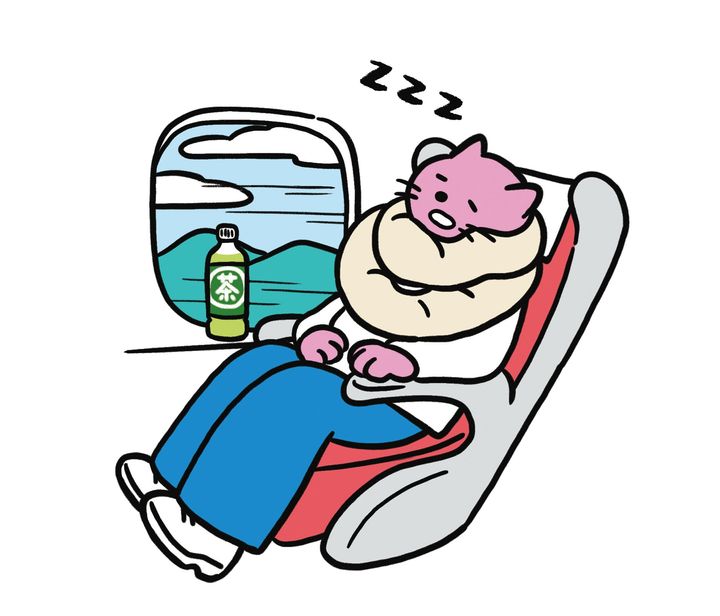 長時間の移動時にも大活躍