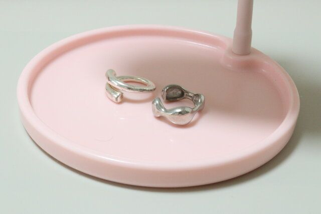 ダイソー トレー付スタンドミラー トレー アクセサリー