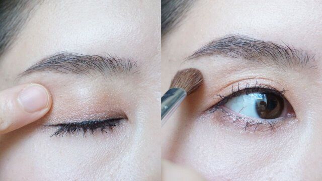 アイシャドウをのせる幅にこだわる