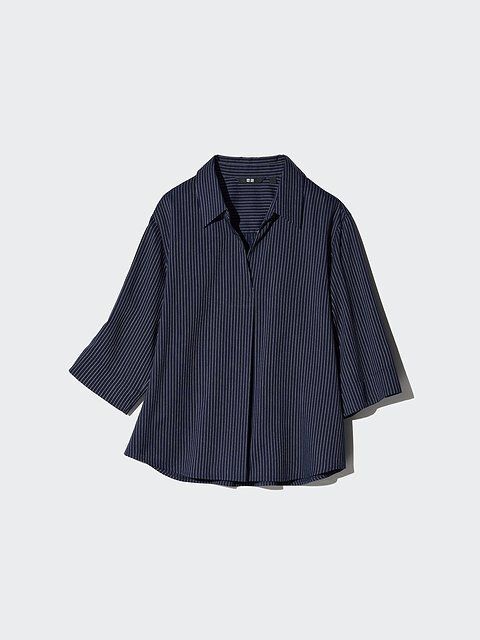 ユニクロのレーヨンスキッパーブラウス