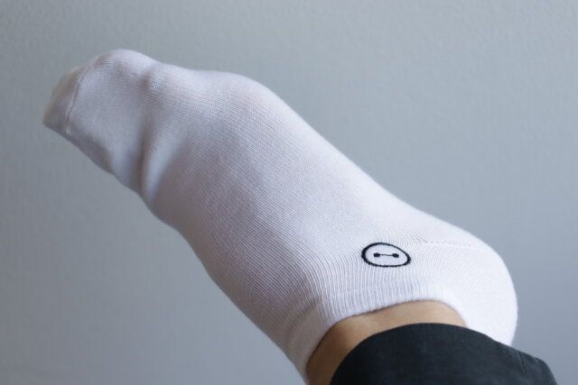 ショートソックス、白（ベイマックス） 履き心地