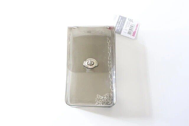 ダイソー 取り外しチェーン付ショルダーバッグ（モノトーン） パッケージ