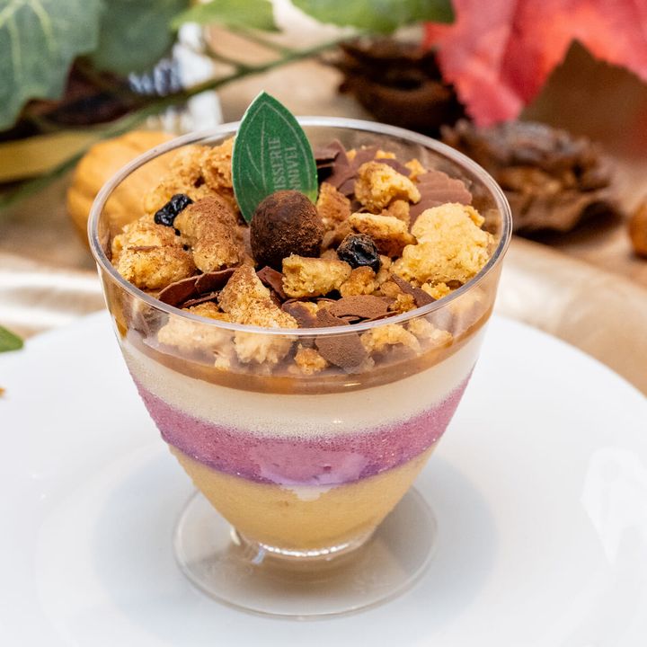 『チップ＆デール』 Trésor d’Automne／洋梨とベリーのミルクティーパルフェ2