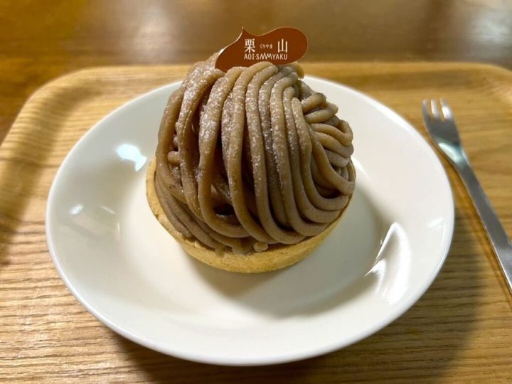 岐阜・恵那川上屋のモンブラン「栗山」