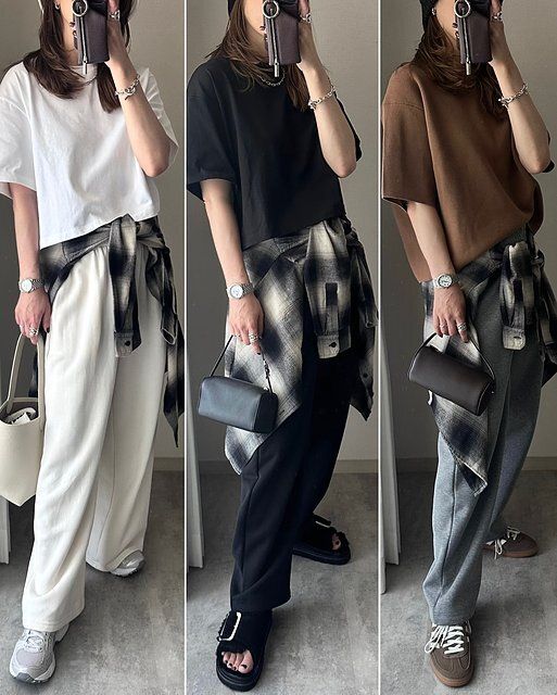 ユニクロのフランネルチェックシャツ6