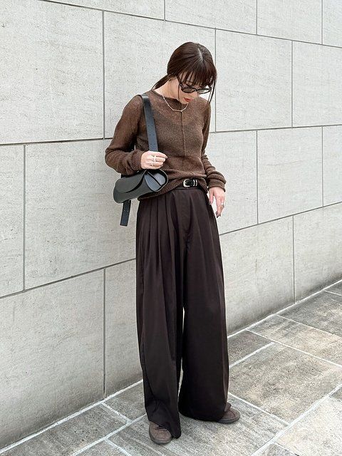 ブラウンコーデ4