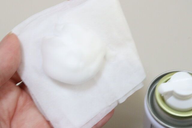 ダイソー メガネクリーナー コットン 泡