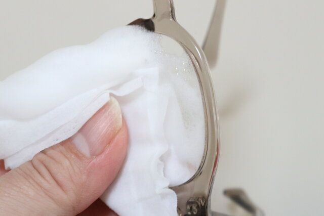 ダイソー メガネクリーナー コットン 泡 メガネ