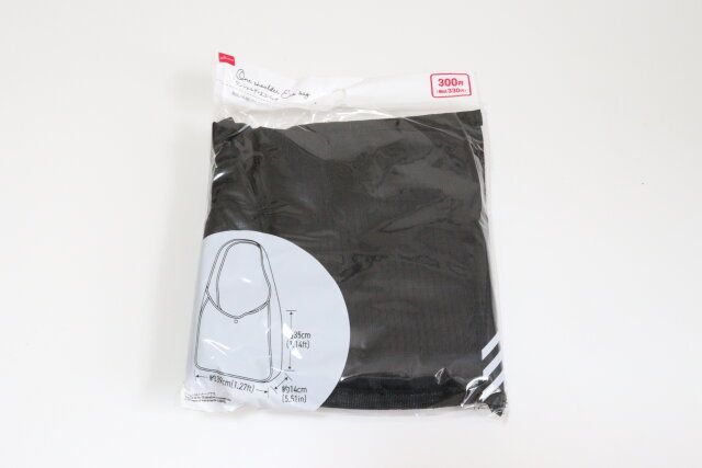 ダイソーのワンショルダーエコバッグのパッケージ
