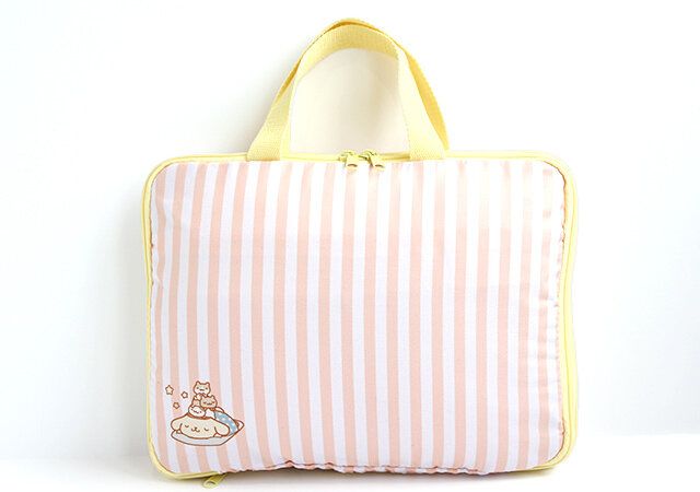 ポムポムプリン圧縮収納ポーチ