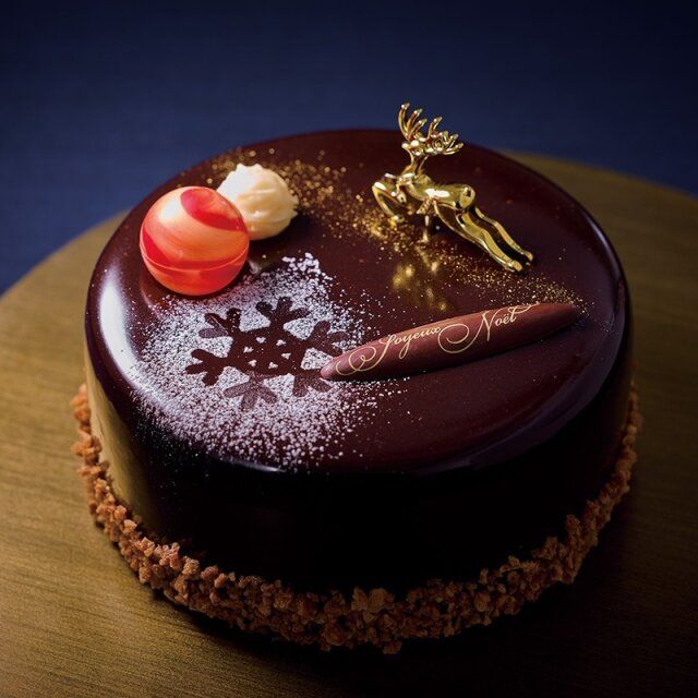 シャトレーゼ クリスマスケーキ 期間限定 Xmasプレミアム・ミロワールショコラ14cm