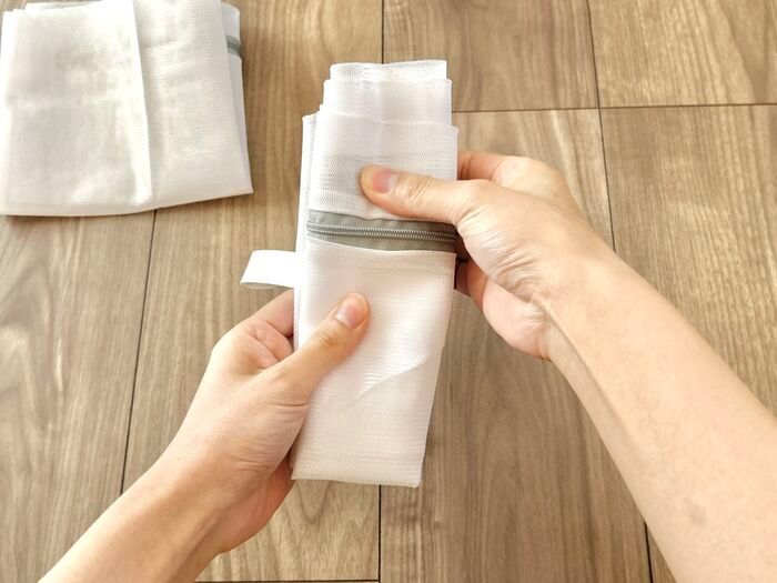 【セリア】ただの「洗濯ネット」ではありません！誰もが遭遇したことがあるプチストレスがすっきり解消♪