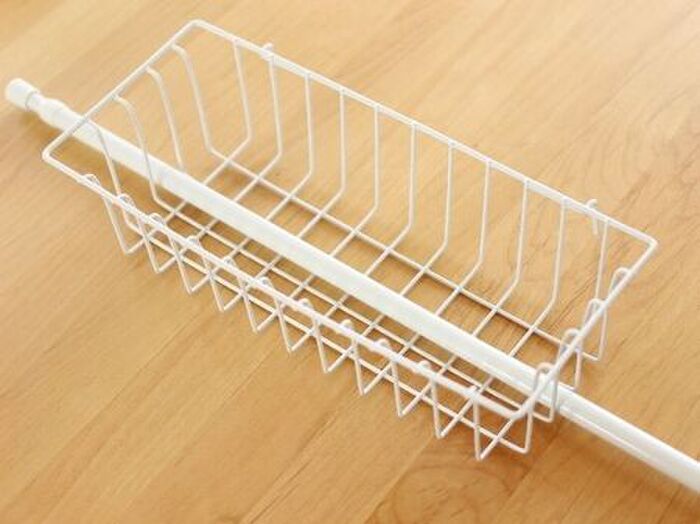 【100均】突っ張り棒とワイヤーラックで超簡単！ごちゃつきスペースが驚くほどスッキリ♪