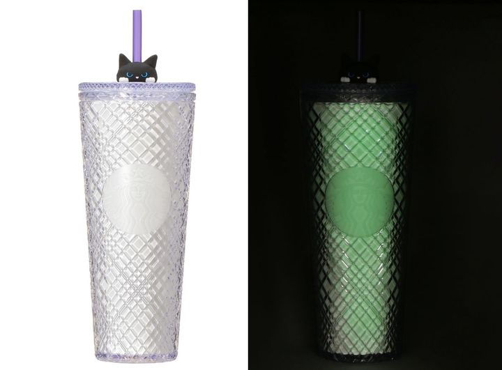 「ハロウィン2025ロゴコールドカップタンブラーグローインザ ダーク」710ml 3550円