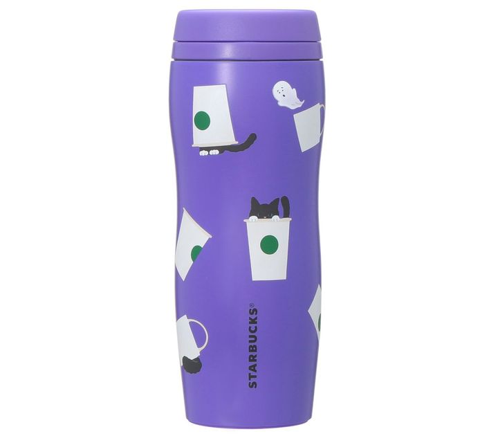 「ハロウィン2025カーヴドステンレスボトルキャット」355ml 4700円