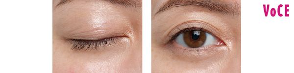 グリッターの光がベージュを印象的に