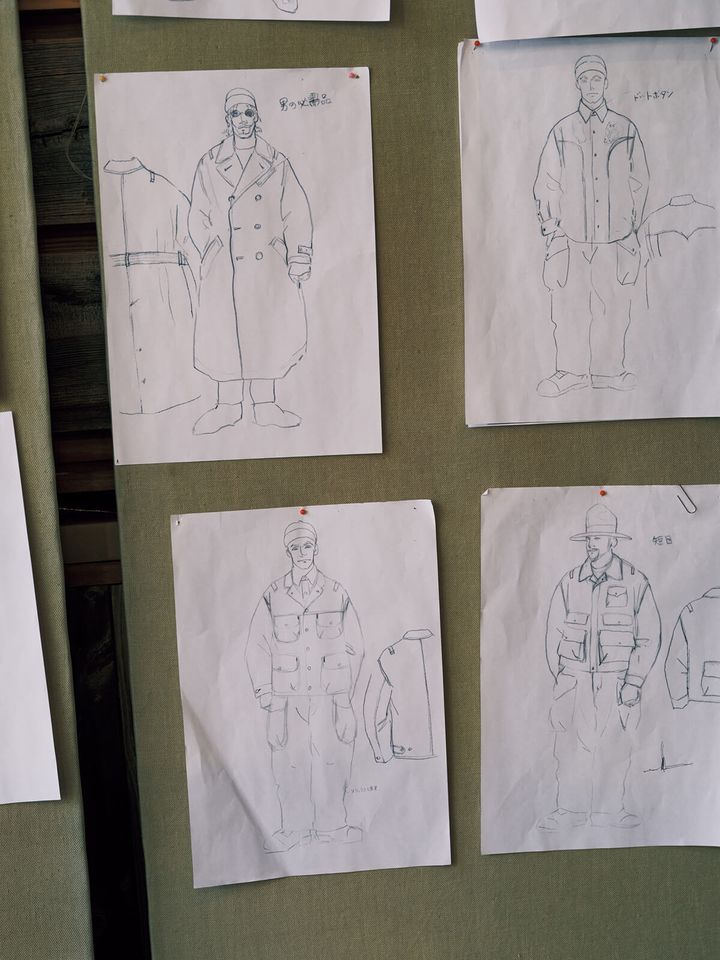 〈TAKEO KIKUCHI〉2025年AWのデザイン画