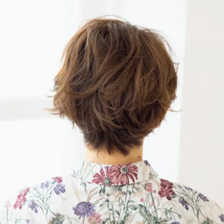 ゆりふわショートのバック