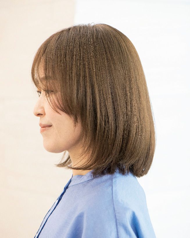 ニュアンスボブのサイド