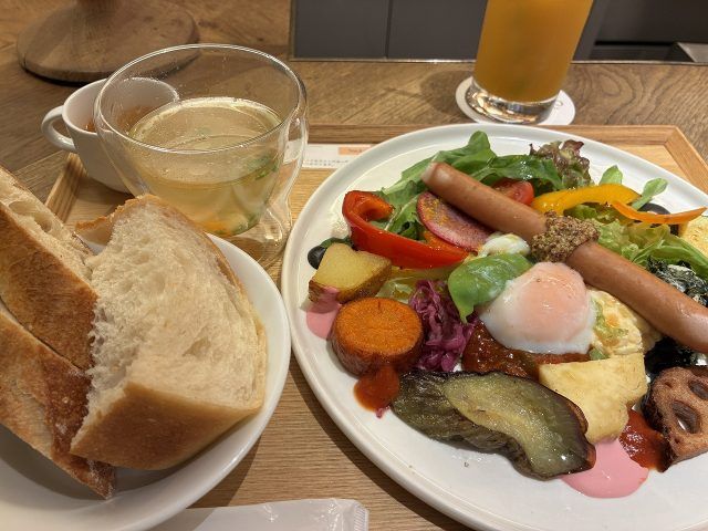 野菜たっぷりモーニング