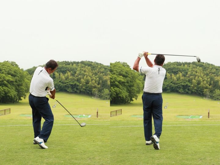 歳をとっても深い捻転で飛ばすコツ！シニアプロが解説