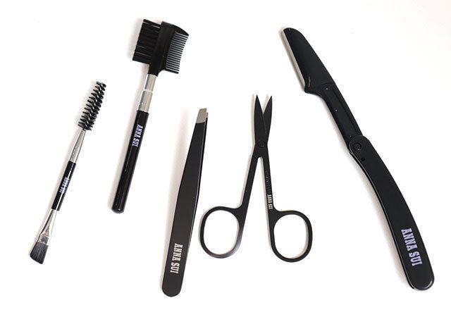 宝島社雑誌付録sweet11月号増刊のANNA SUIフラワー缶ケース＆眉毛グルーミング5点セット3