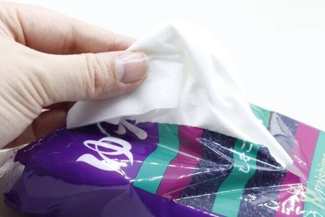 ダイソー 三島の「ゆかり」柄ソフトパックティッシュ