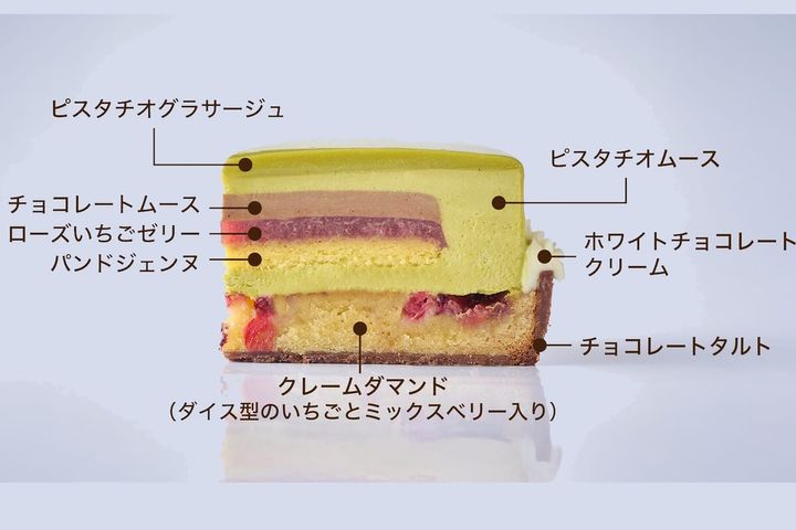 クリスマスリース（断面）