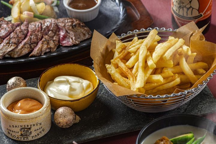 ベルジャンフリッツ 二種のソースで