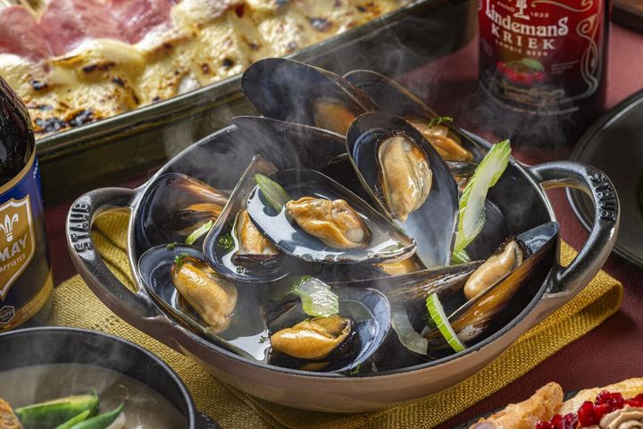 ムール貝のワイン蒸し