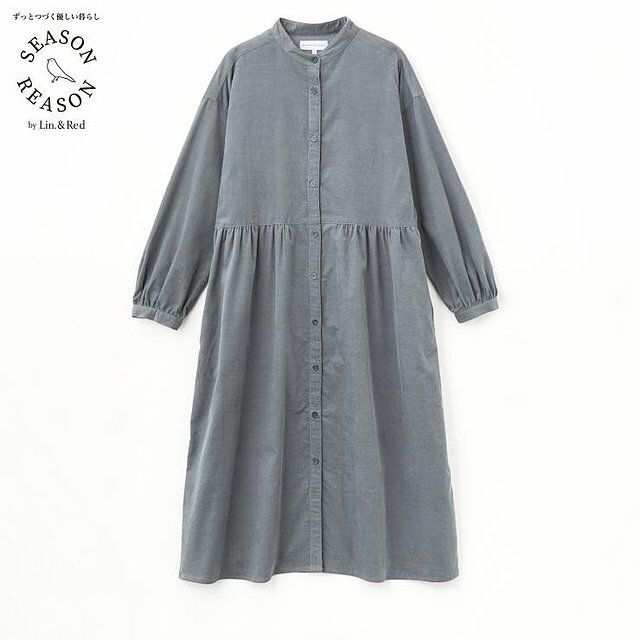 しまむらSEASON REASONコーデュロイワンピース