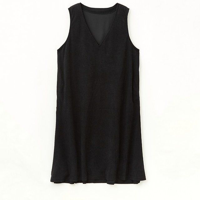 しまむらおかだゆりコーデュロイジャンパースカート