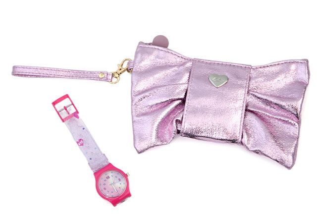 mini付録しなこポーチ＆キラキラウォッチ