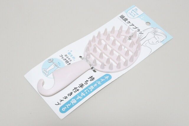頭皮ケアブラシ持ち手付き ヘアケアグッズ