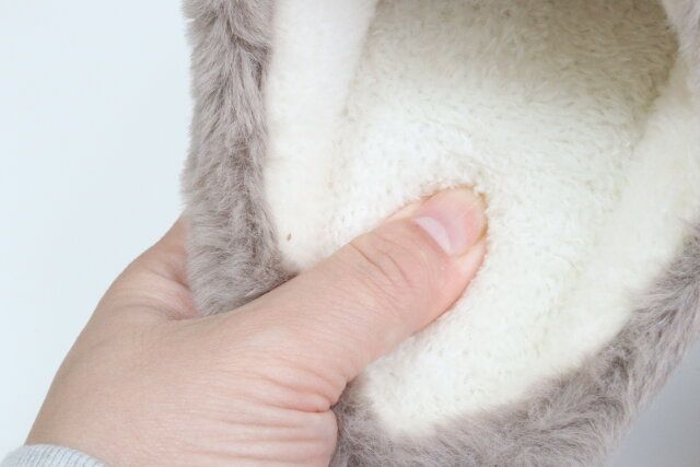 ダイソーの外でも履けるスリッパ（ぽんぽん）6