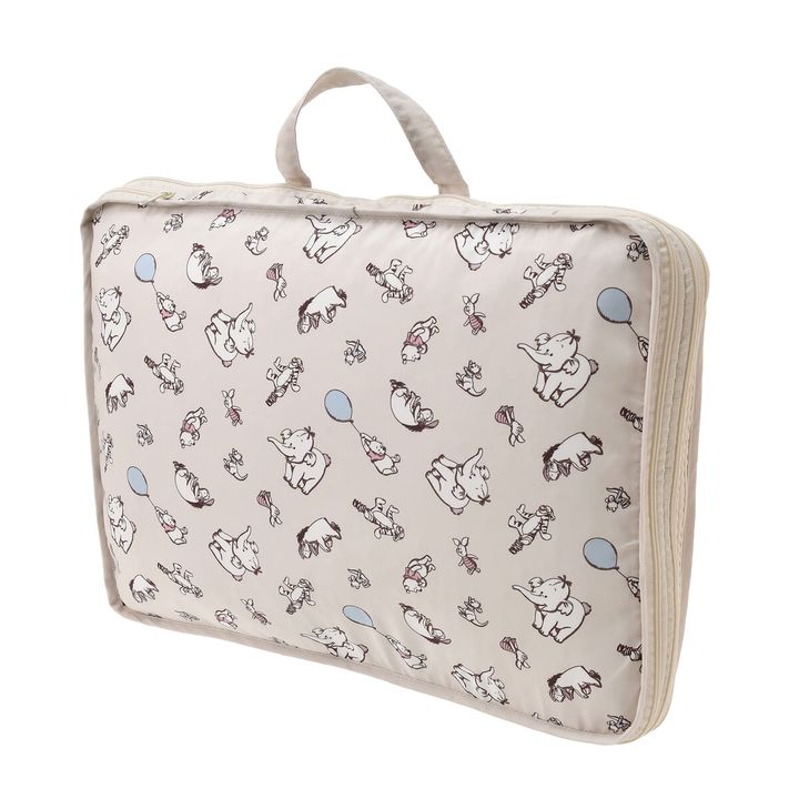 プー＆フレンズ 衣類圧縮収納ポーチ(L) 2ルーム POOH TRAVEL