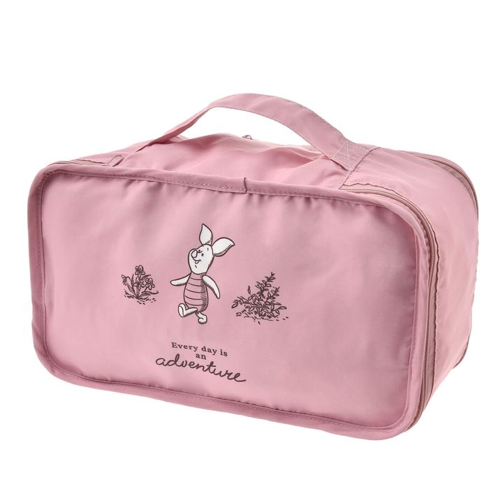 ピグレット 衣類圧縮収納ポーチ(S) POOH TRAVEL