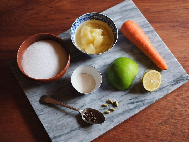 キャロットジャムの材料