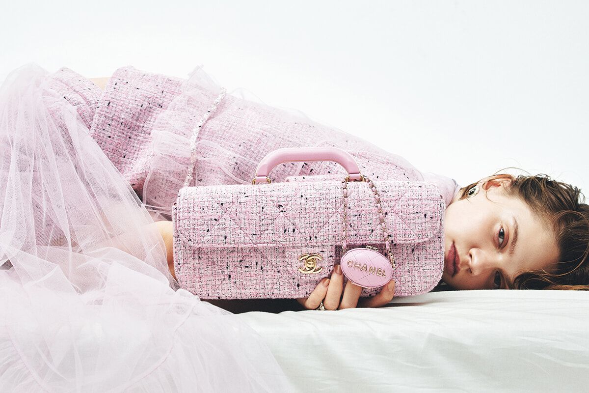 CHANEL ピンク ファー チャーム CHANEL ピンク ファー チャーム