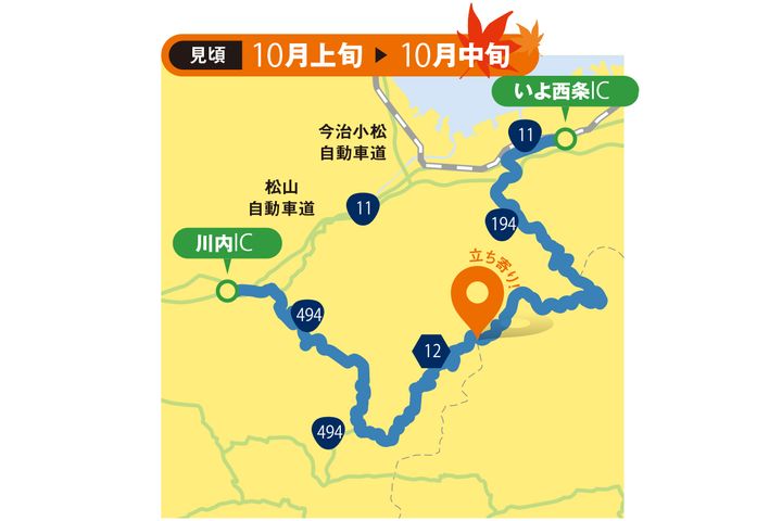 【紅葉2025】中国・四国エリアの絶景紅葉ルート