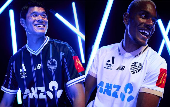 元日本代表がモデル！Aリーグ・メンの新興クラブ、スタイリッシュな新ユニフォームが登場