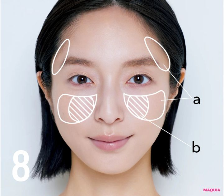 鈴木えみ ベースメイク AI肌 2種類のチークで優しい血色を