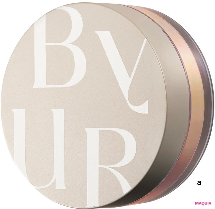 鈴木えみ ベースメイク AI肌 バイユア セラムフィット モイストフェイスパウダー 01